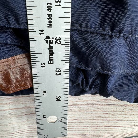 Vintage Ossi Skiwear Hooded‎ Snow Jacket Men's Size Medium Blue/Brown - Picture 12 of 16